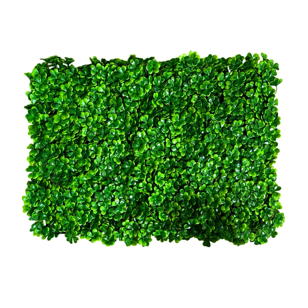 Decoración rectangular grande con forma de tréboles de plástico, multiusos / p-10527