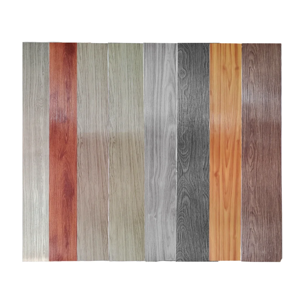 1pza Vinil adhesivo para piso con efecto de madera, 90.5x15cm, variedad de colores / p-10864