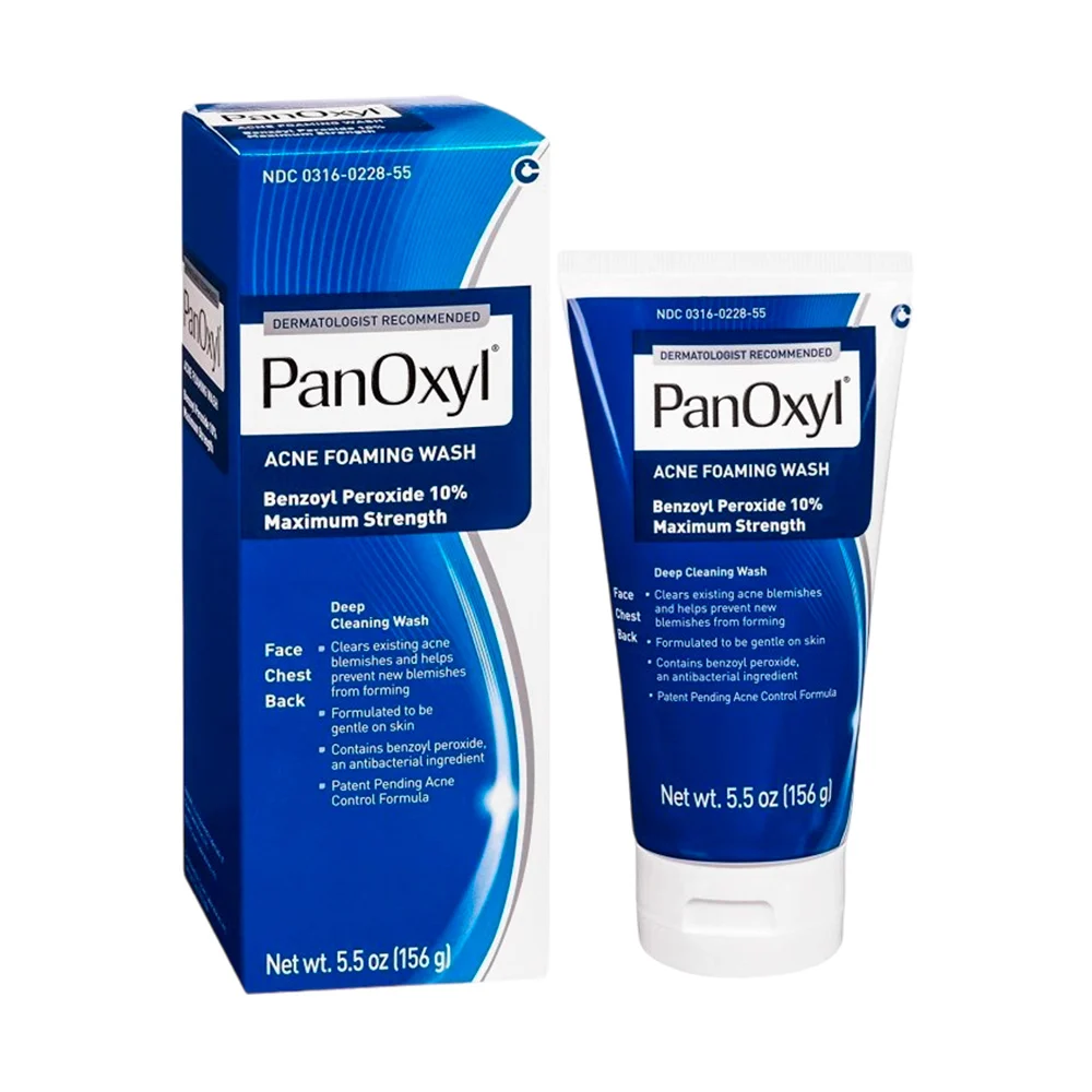 Jabón cremoso con peróxido de benzoílo para limpiar y eliminar el acné, 170g / panoxyl