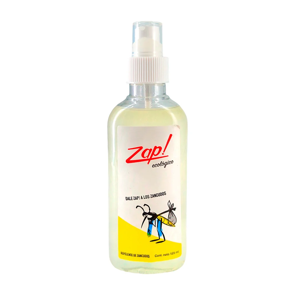 Repelente para mosquitos zancudos en spray con aroma cítrico 125ml / zap ecológico / p230