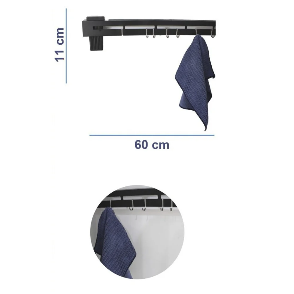 Perchero metálico multifuncional con 8 ganchos, variedad de accesorios / zwj9516