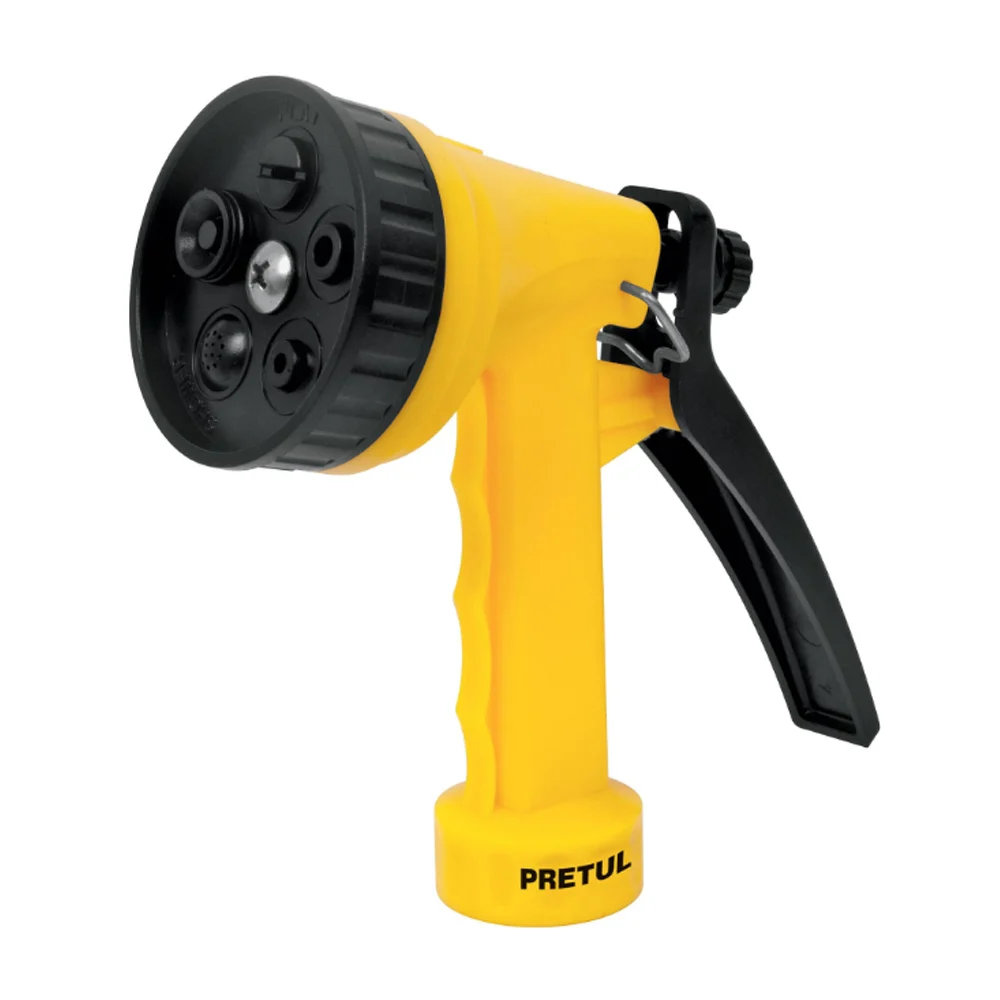 Pistola plástica pretul para 5 tipos de riego / 22765