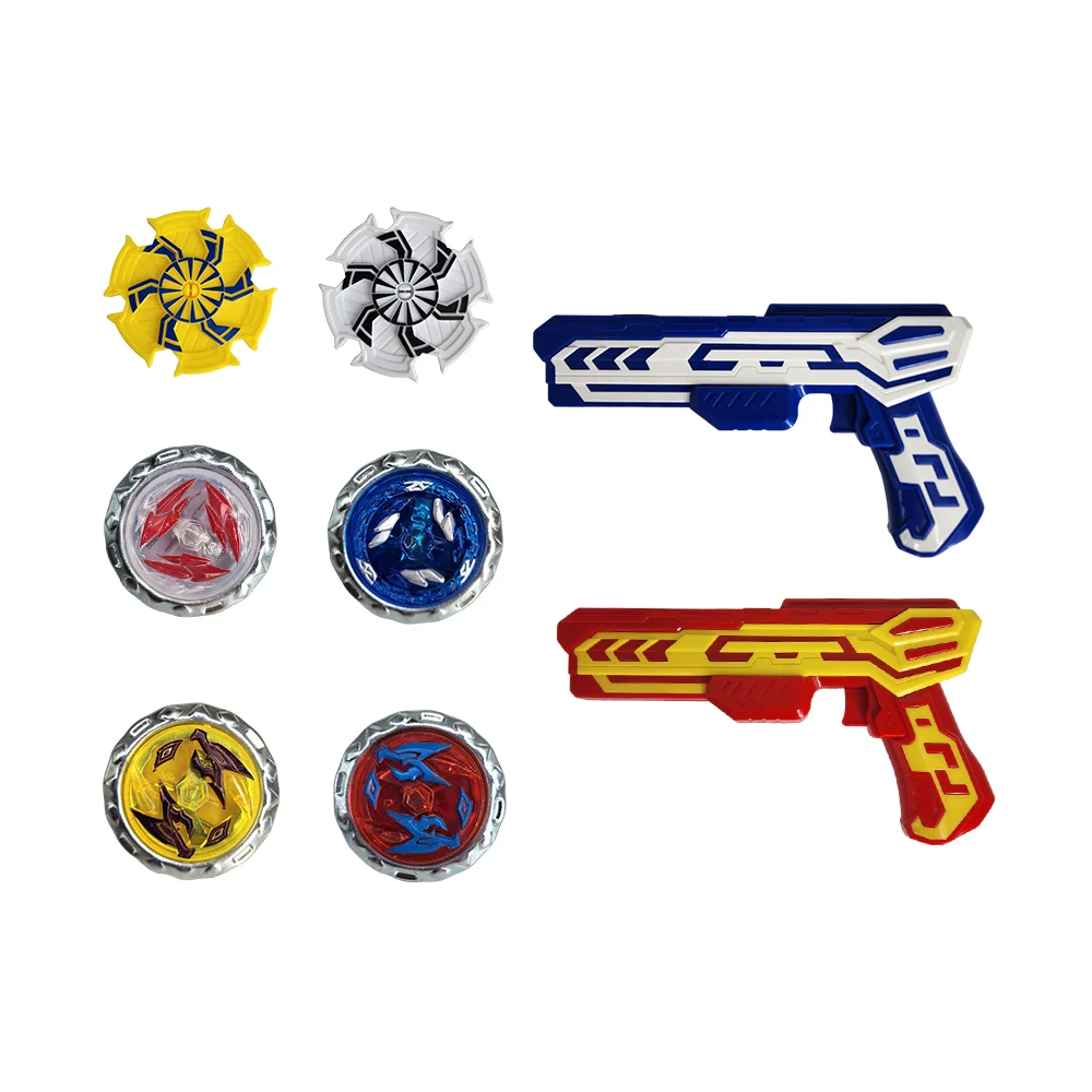 Set de pistolas lanzadoras de discos estilo blade balde, variedad de colores / sg62898e-13