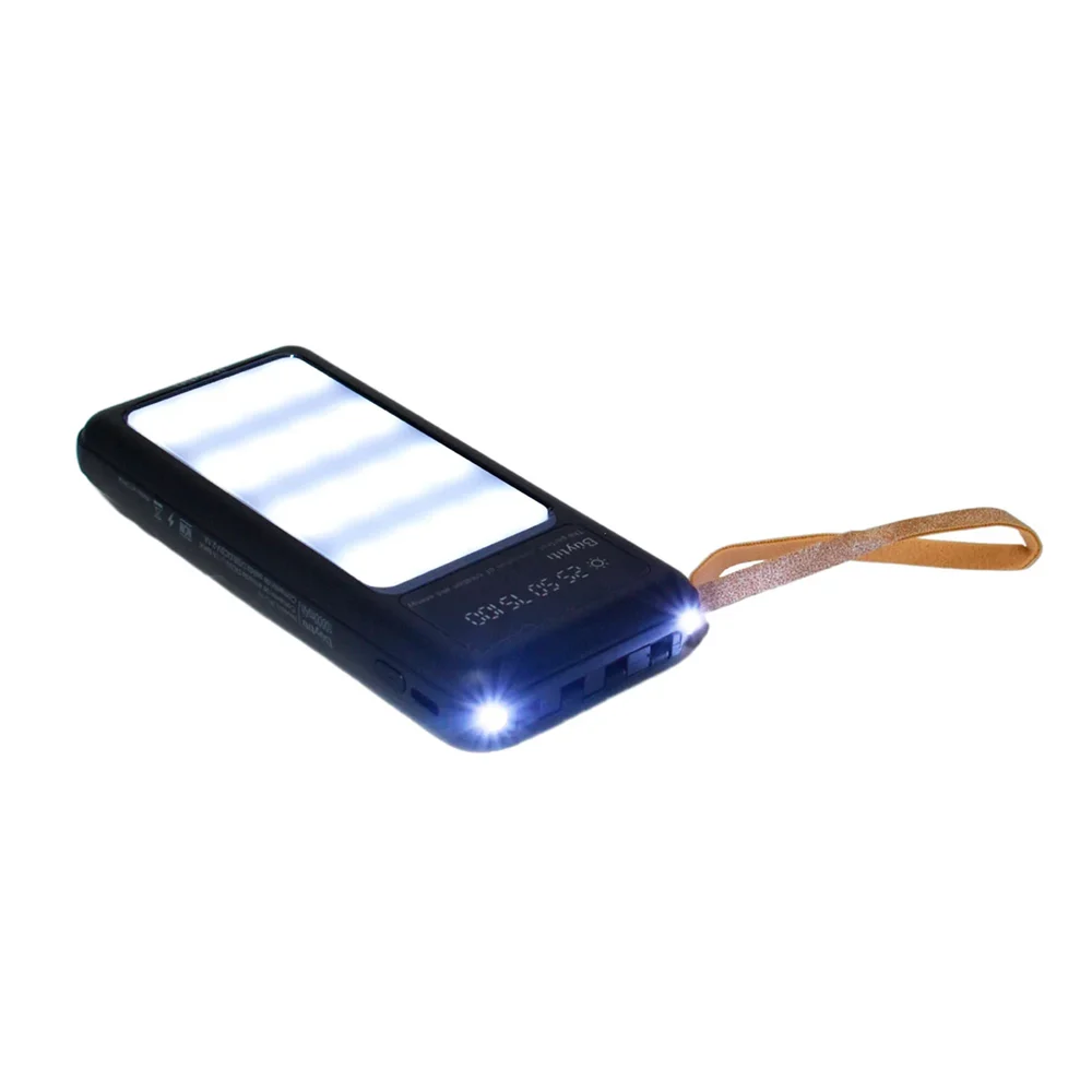 Power bank 4 en 1 de 10000 mah con linterna y luz de emergencia con 4 tipos de luz, variedad de colores / pl-15