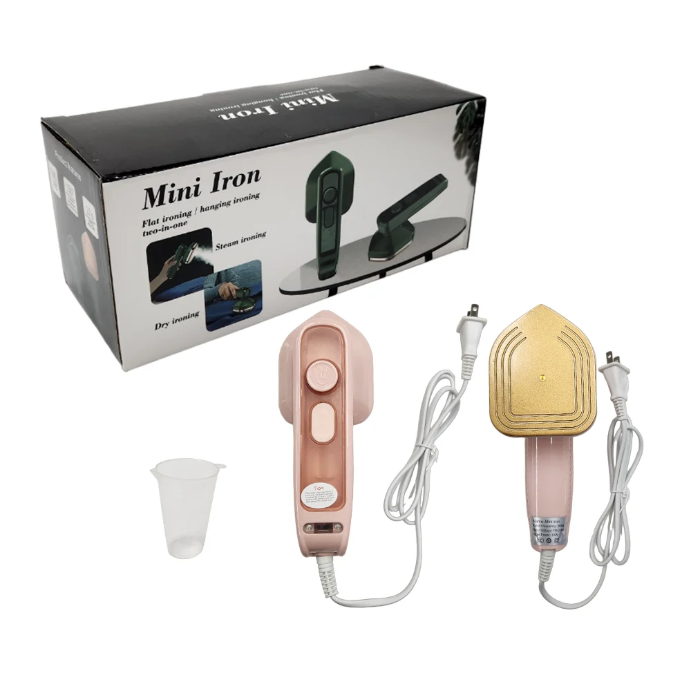 Mini plancha de vapor portátil de mano con calentamiento rápido de 10s, temperatura constante de 150°, tanque con capacidad de 50 ml, variedad de colores / mr-040