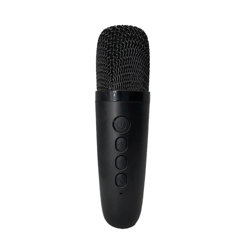 Bocina karaoke bluetooth portátil con luz rgb, entrada para usb y tf + micrófono / pluse 7