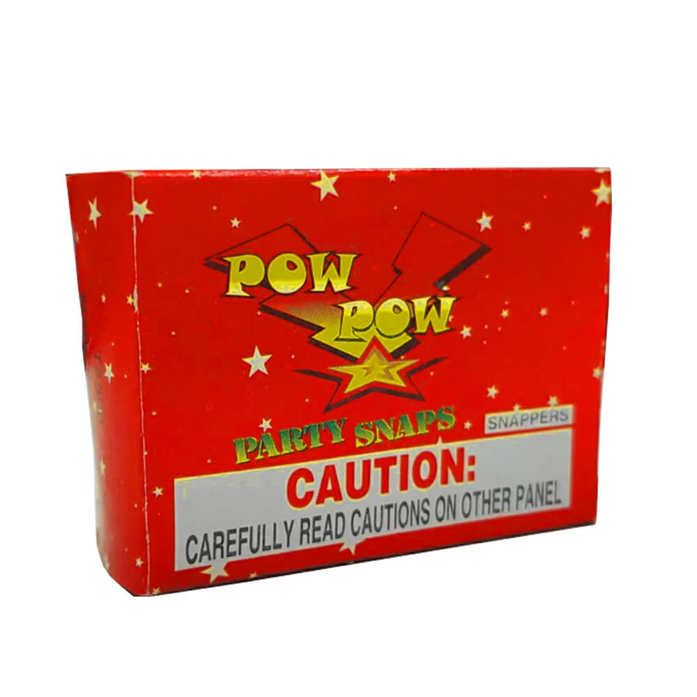 Caja con 30 tronadores pirotecnia pow pow party snaps / t8500