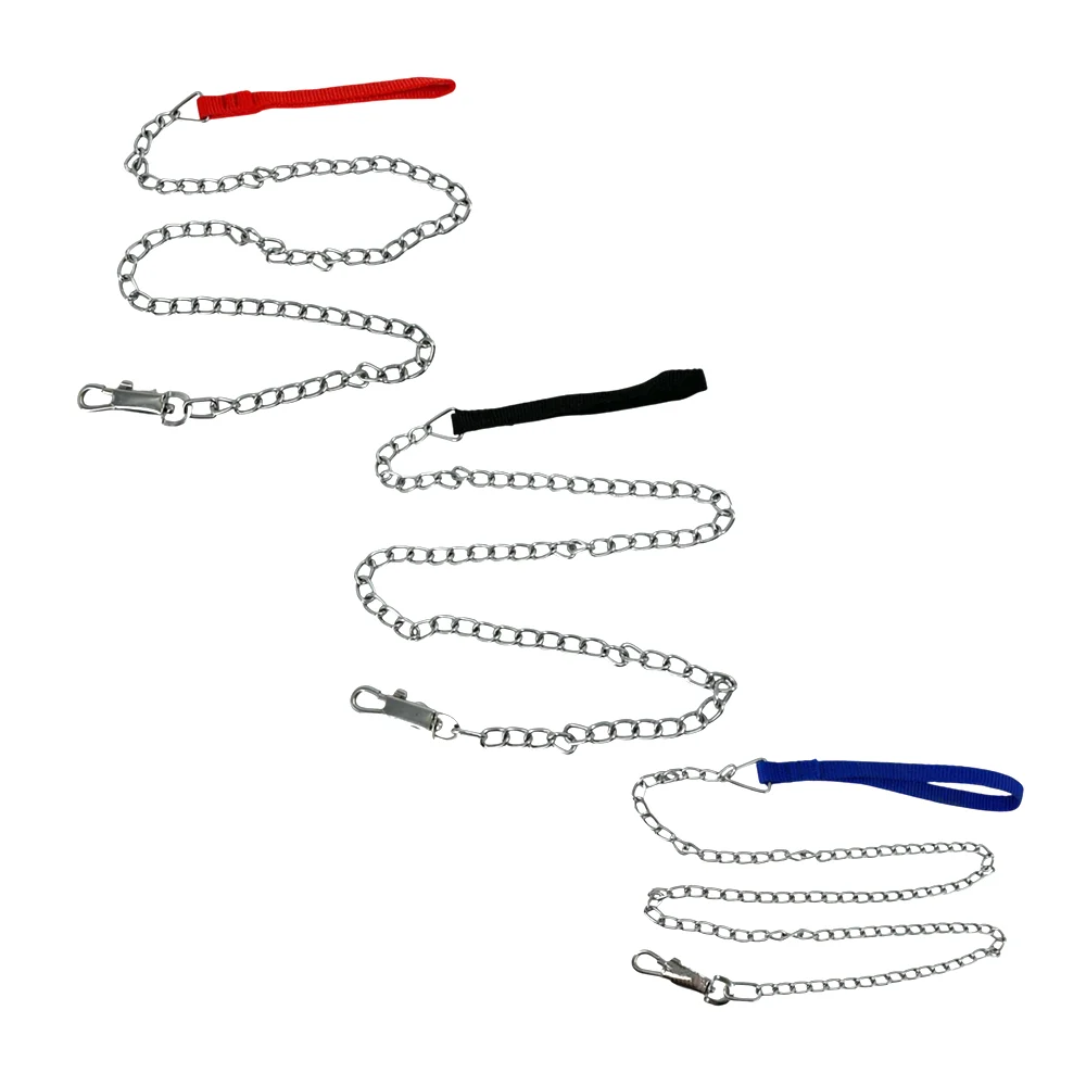 Correa de cadena cromada para mascota, 3.0mmx120cm, variedad de colores / ps4265