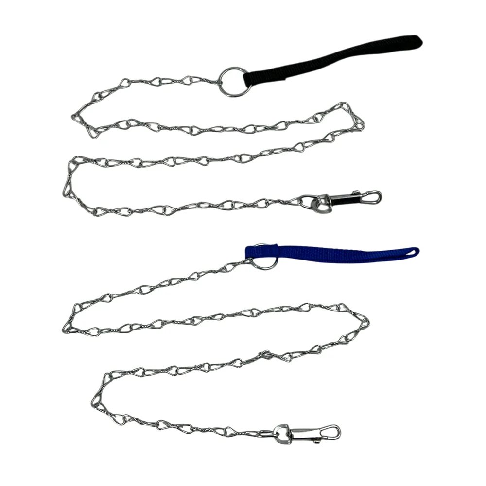 Correa de cadena cromada para mascota, 2.0mmx1.2m, variedad de colores / ps4268