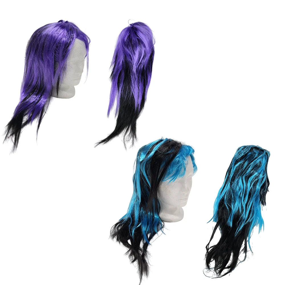 1pza peluca para fiesta mediana con corte en capas bicolor para dama, variedad de colores / yong-087