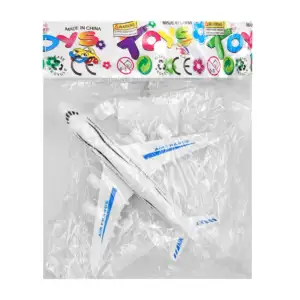 1pza Mini avión de plástico con 2 rueditas, 12cm, variedad de colores…