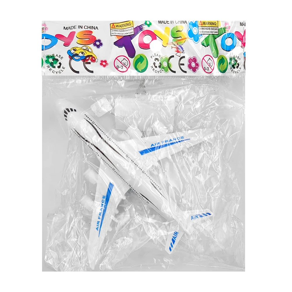 1pza Mini avión de plástico con 2 rueditas, 12cm, variedad de colores / toys / q059