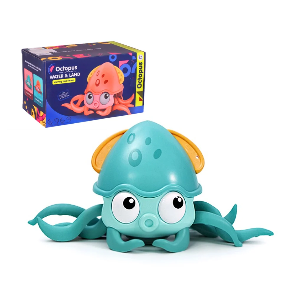 Juguete acuático en forma de pulpo con movimiento, variedad de colores / octopus