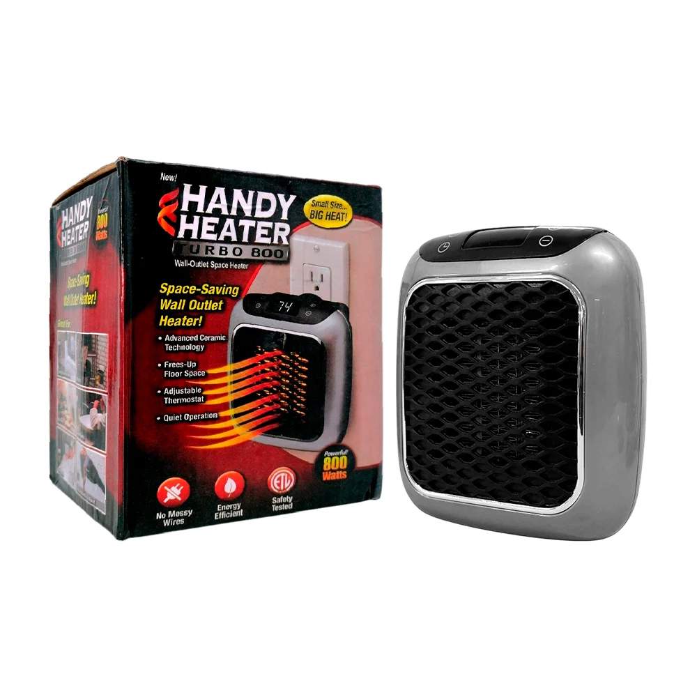 Calentador / calefactor buytiti eléctrico portátil con pantalla led y ajuste de temperatura y apagado automático, Handy heater / qn-21