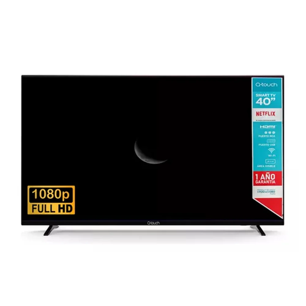 Pantalla smart tv qtouch de 40 pulgadas, full hd 1080p / tv-982