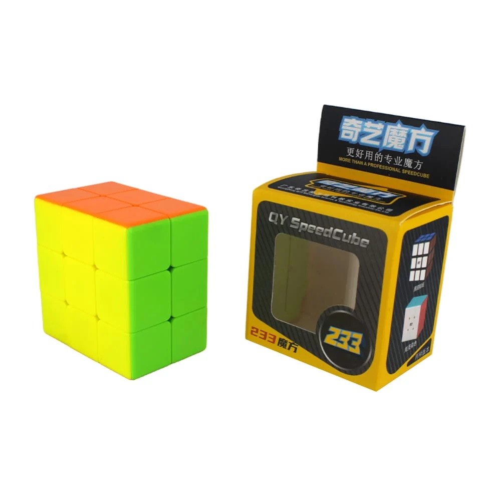 Cubo Rubik rectangular de 3x3x2 233 qy speed cube, variedad de diseños / qy3030