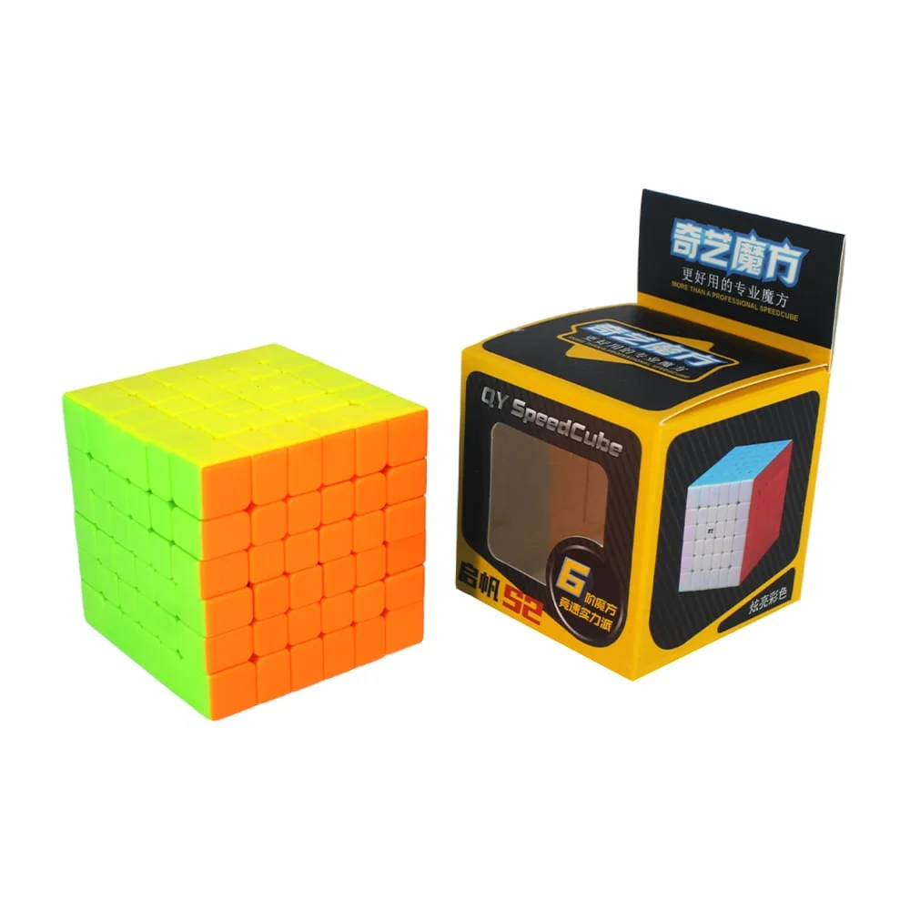 Cubo Rubik de 6x6 en colores brillantes s2 qy speed cube / qy3065 / eqy815