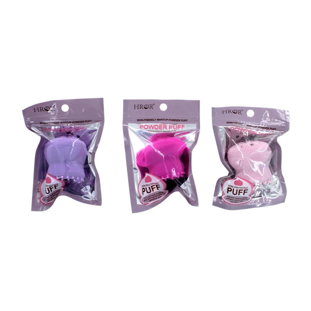 Cepillo limpiador facial de silicón en forma de pulpo, variedad de colores / ln57-x02