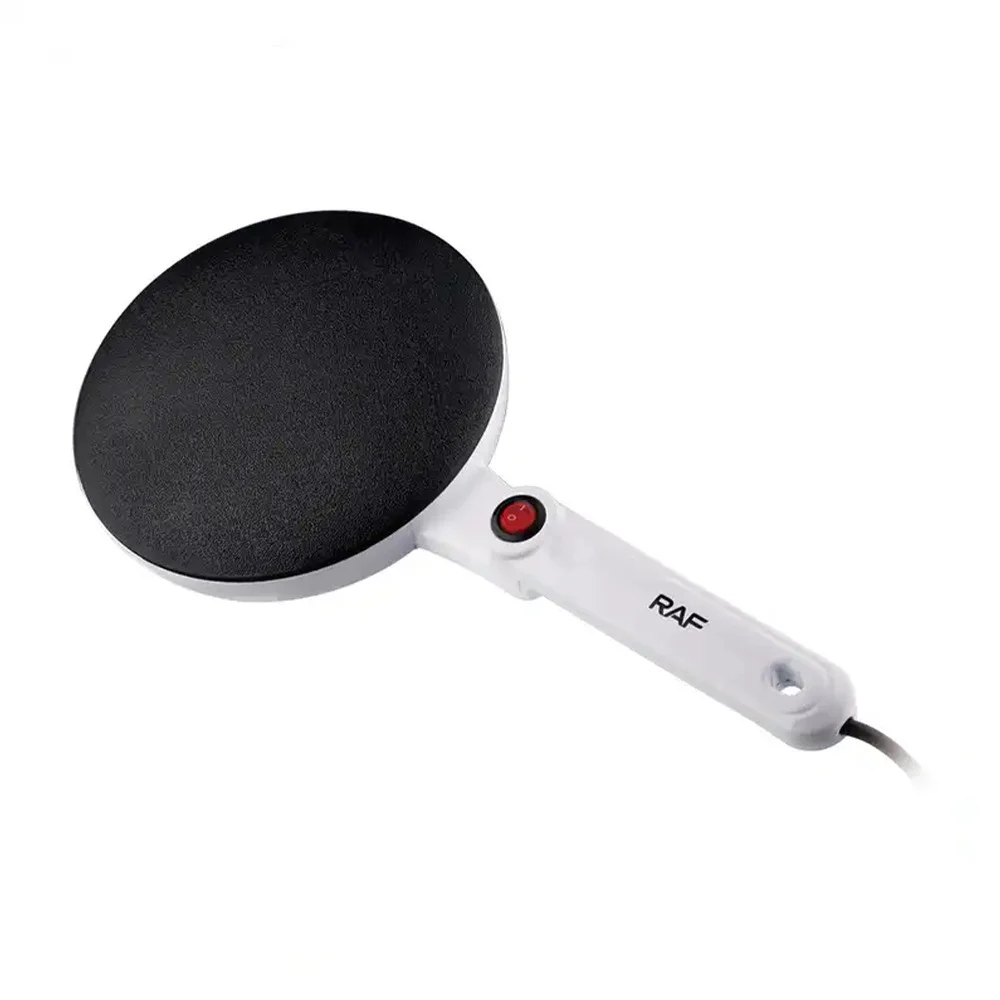 Crepera redonda antiadherente raf con botón de encendido y apagado, 110v-650w / electric crepe maker / r5208