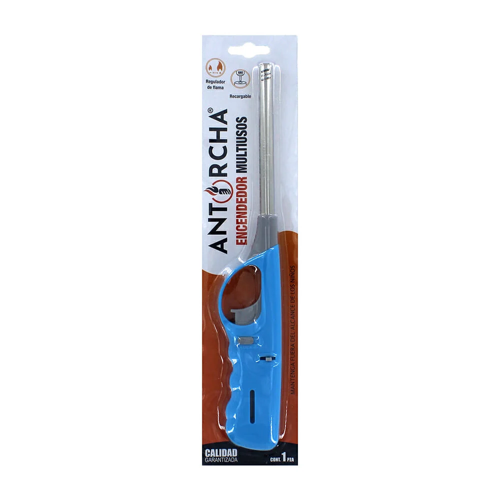 Encendedor desechable antorcha multiusos, variedad de colores / 51070