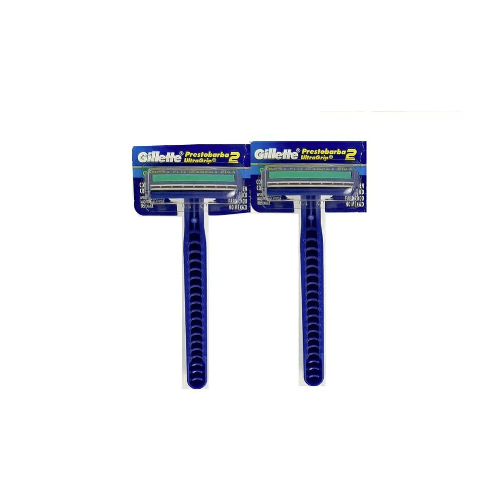 Blíster 2pzas rastrillos prestobarba gillette ultra grip 2 / 2729