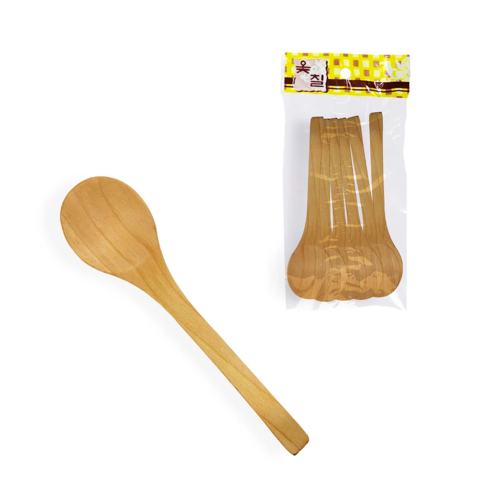Paquete 6 cucharas de madera / ro-0058