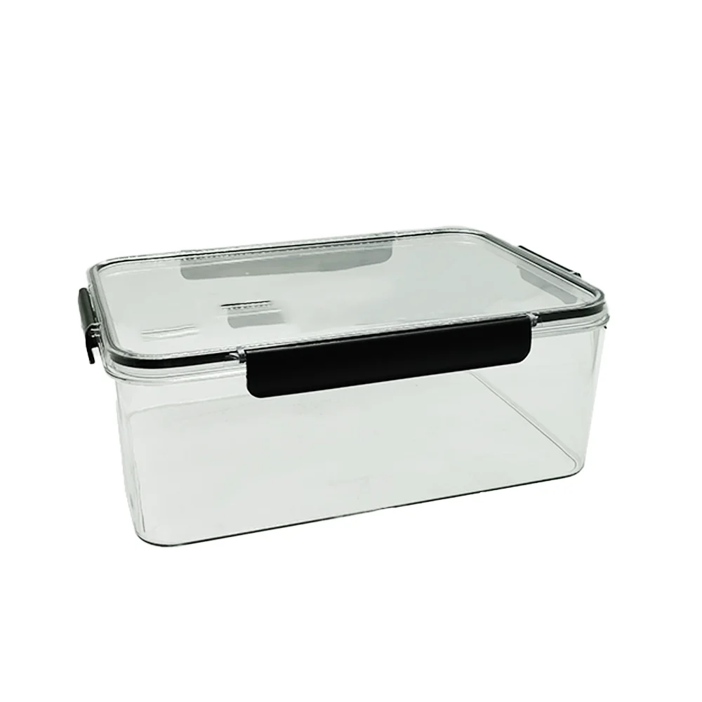 Tupper rectangular de acrílico y cierre hermético de colores 20x30x10cm / 168
