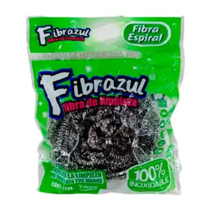 1pza Fibra espiral de acero inoxidable multiusos para lavar trastes /…