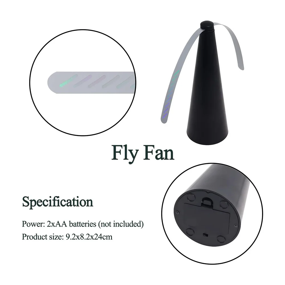 Espantador eléctrico para moscas / fan fly repeller / ro-5592