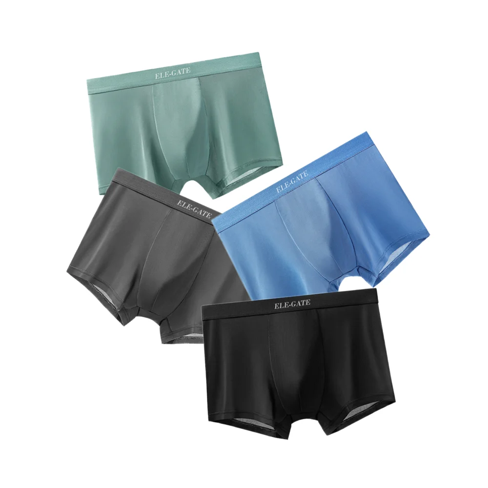Bóxer tipo seda de hielo para hombre, variedad de colores y tallas / rop.64