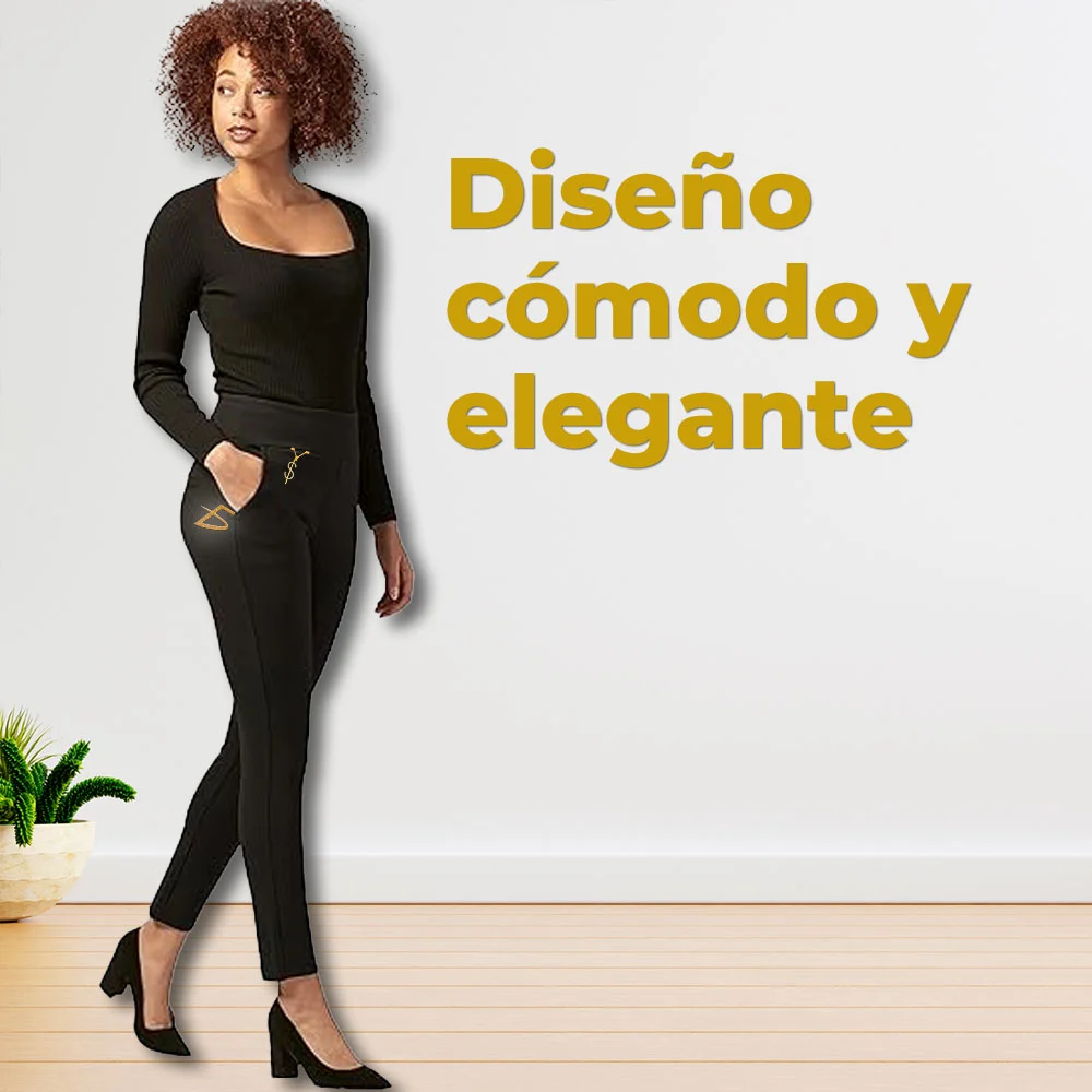 Mallas / leggins deportivos para ejercicio de color negro / rop.73.3