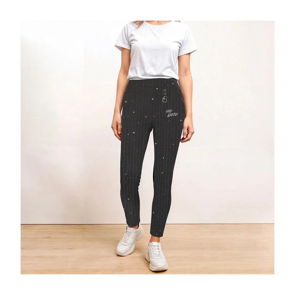 Pants deportivo de algodón con brillos / rop.87.2