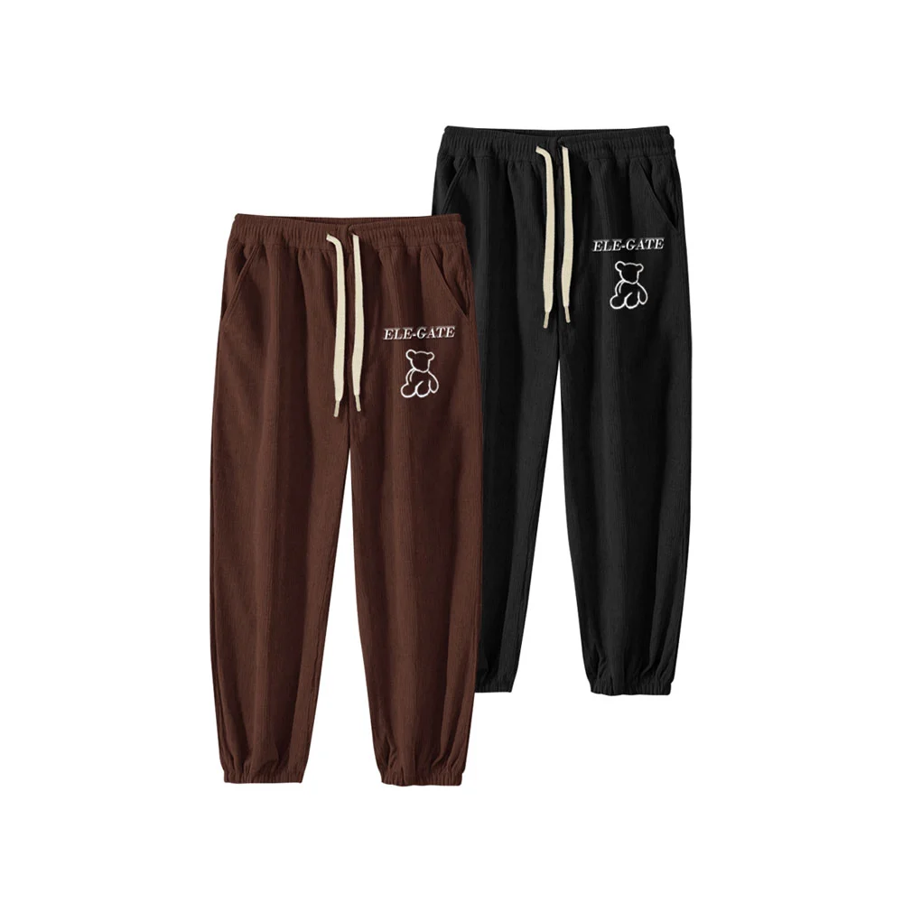 Pants térmico de algodón con forro polar con diseño de osito, variedad de colores y tallas / rop.88