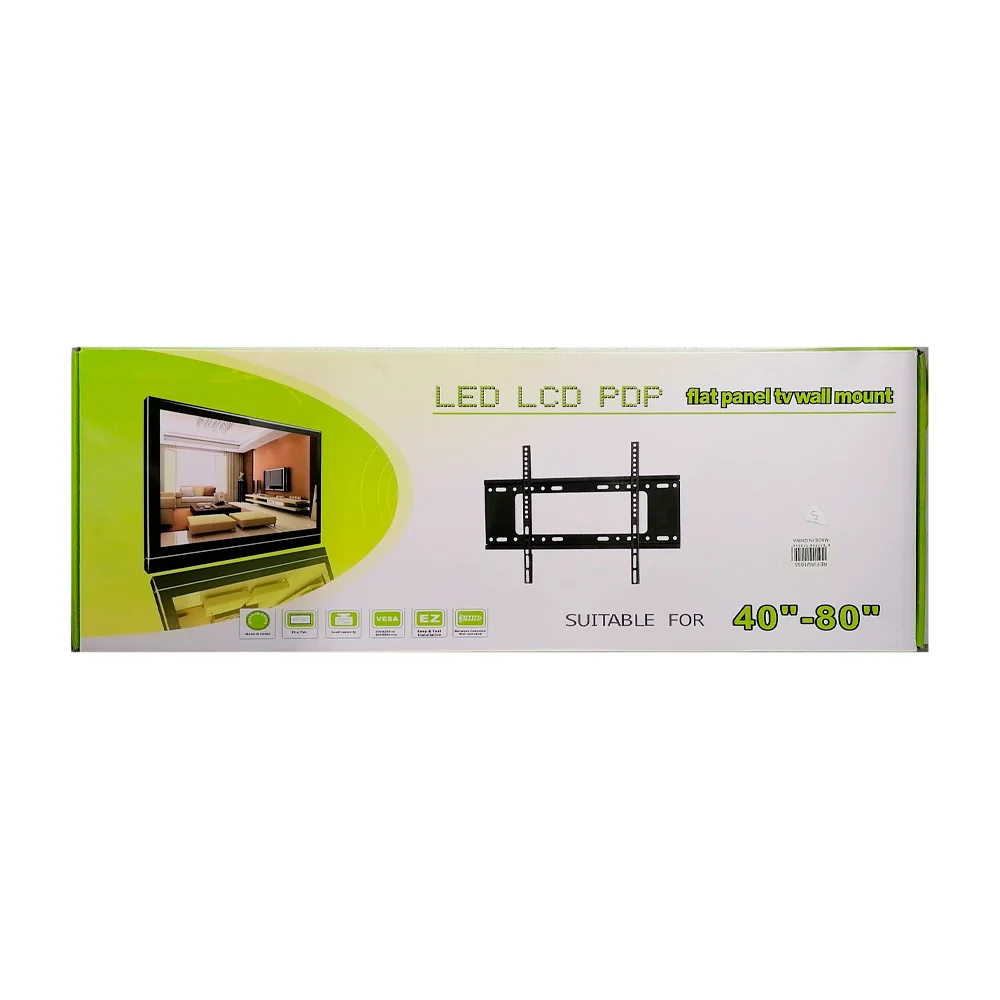 Soporte metálico fijo para pantalla de 40 a 80 pulgadas led lcd pdp / flat panel tv