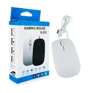 Mouse usb álambrico optical ergonómico, variedad de colores / gaming …