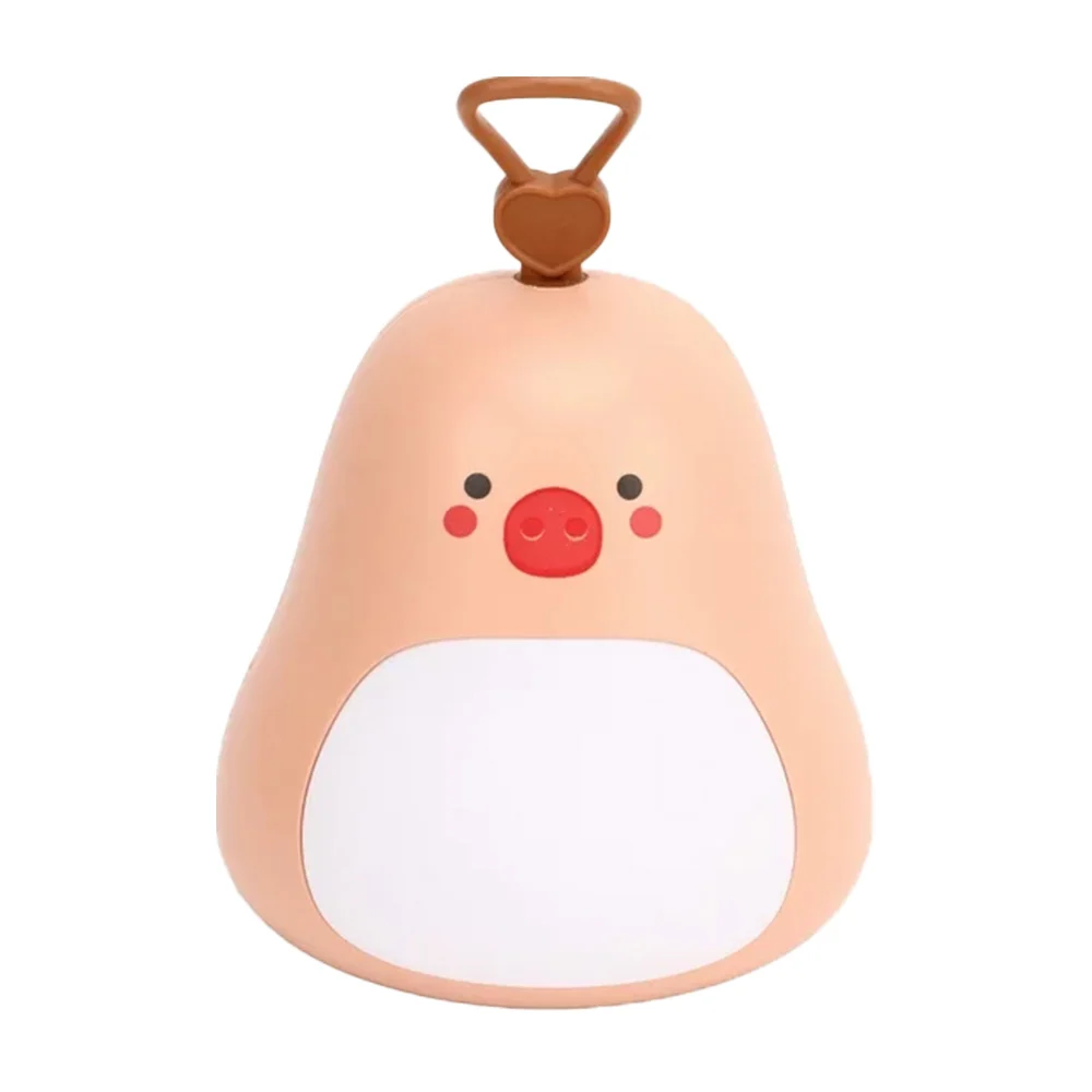 Lámpara pequeña recargable en forma de pera con luz rojo y blanca, variedad de modelos / night light / xy050