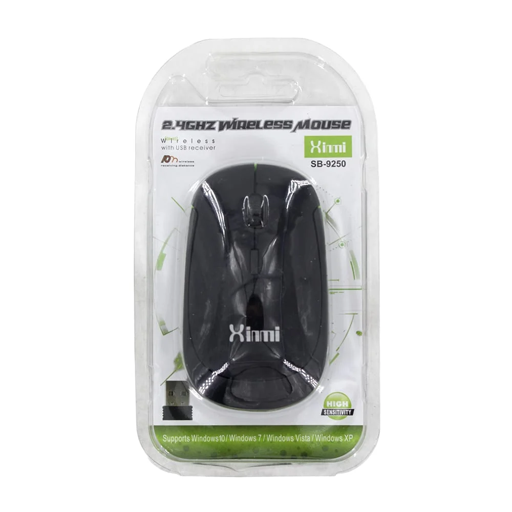 Mouse inalámbrico bluetooth con receptor usb de 2.4 ghz / sb-9250