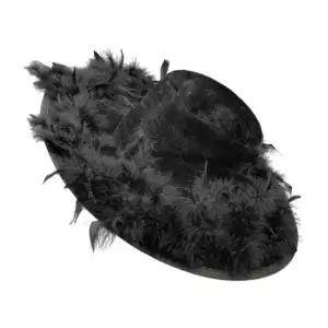Sombrero grande con plumas para disfraz de catrina 45cm, variedad de …