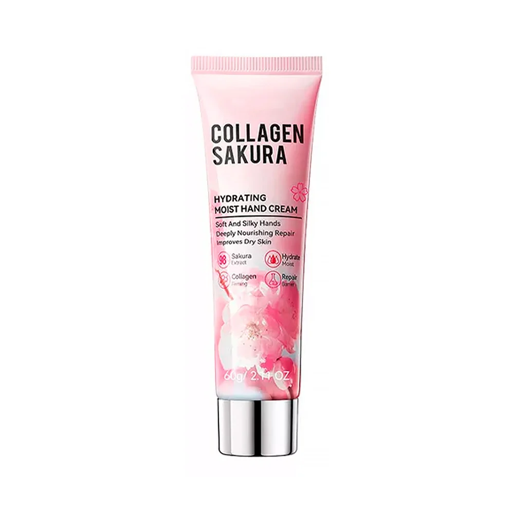 Crema hidratante sadoer con extracto de colágeno y sakura para las manos, 60g / c680 / sd03034
