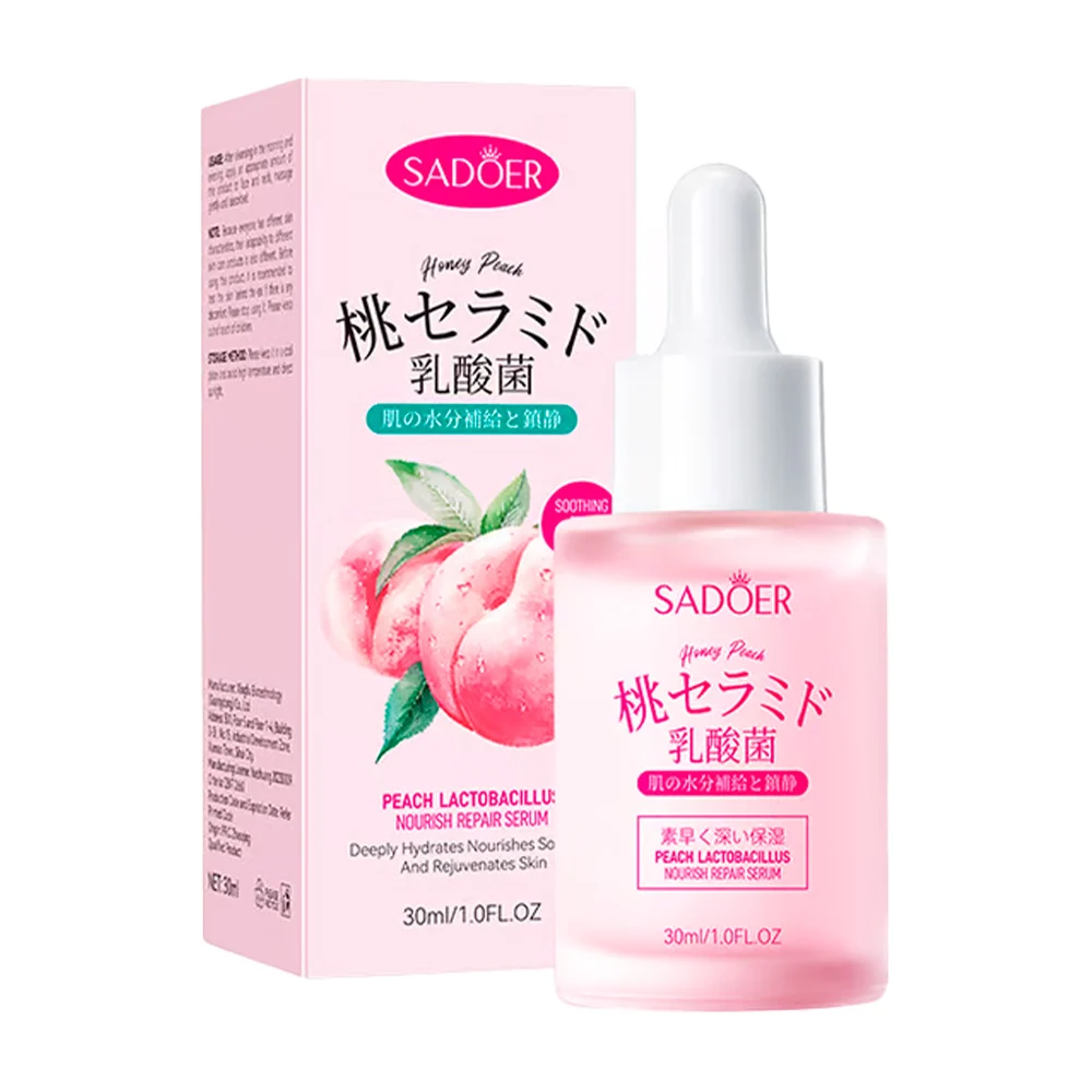 Serum nutritivo y reparador de lactobasillus y melocoton, 30ml / sd13330