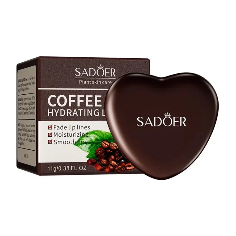 Bálsamo hidratante para labios con extracto de café 5.8g / sadoer