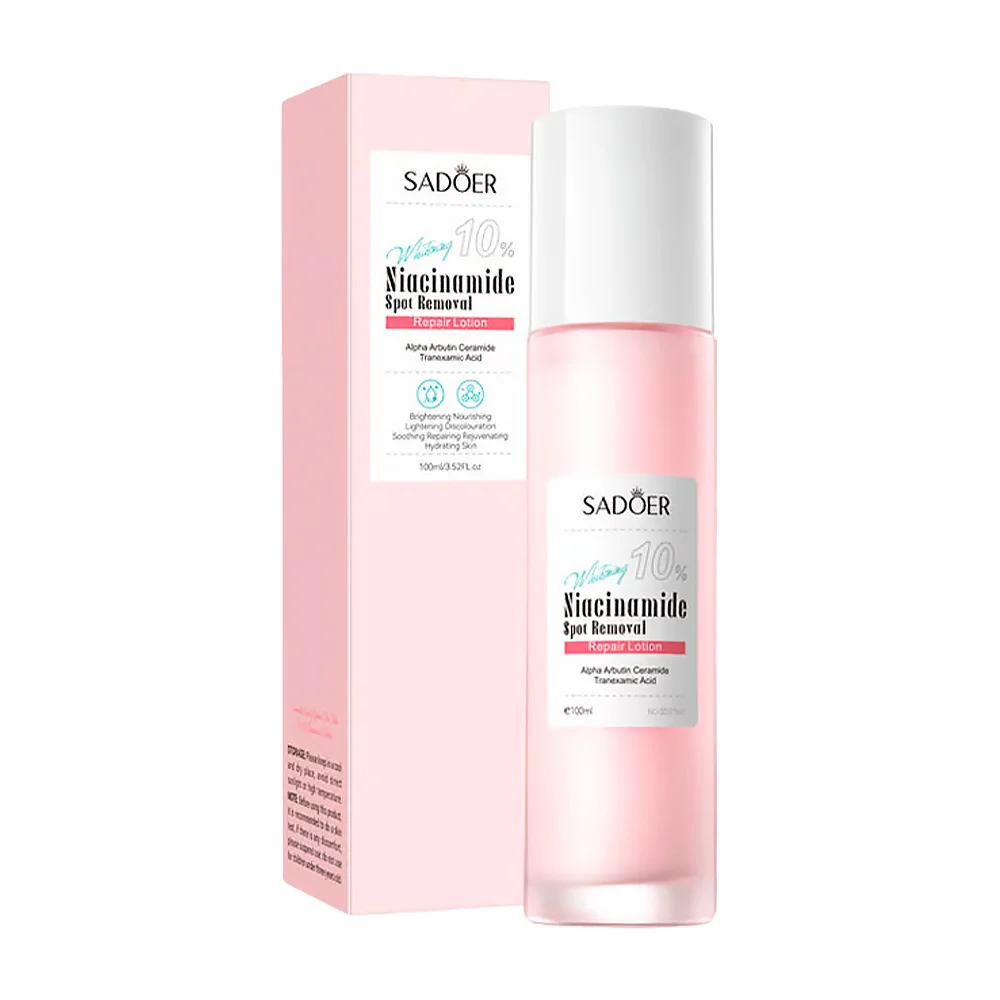 Loción blanqueadora y reparadora con niacinamida, 100ml / sadoer