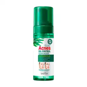 Mousse limpiador sadoer de árbol de té para piel grasa, disminución d…