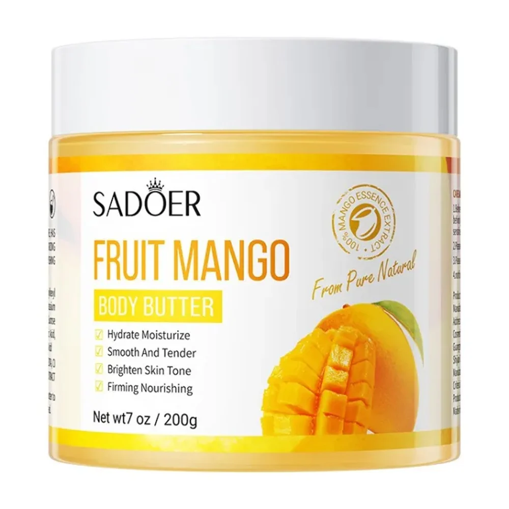 Crema corporal hidratante con extracto de mango 200g / body butter / sadoer