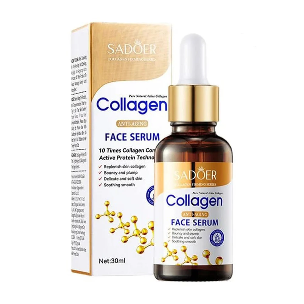 Suero facial hidratante sadoer con colágeno antienvejecimiento 30ml / c495 / sd37466