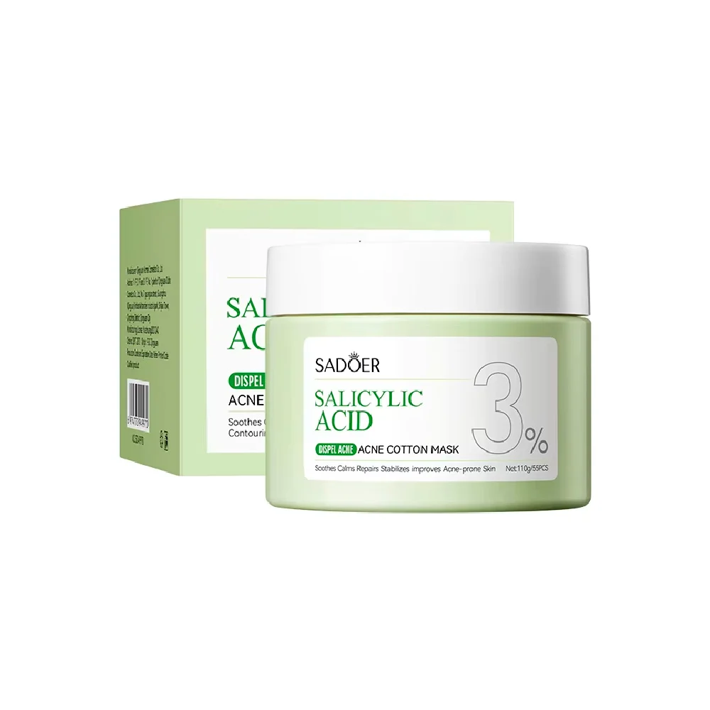 Mascarilla de algodón sadoer con 3% ácido salicílico para el acné, 110g / salicylic acid /