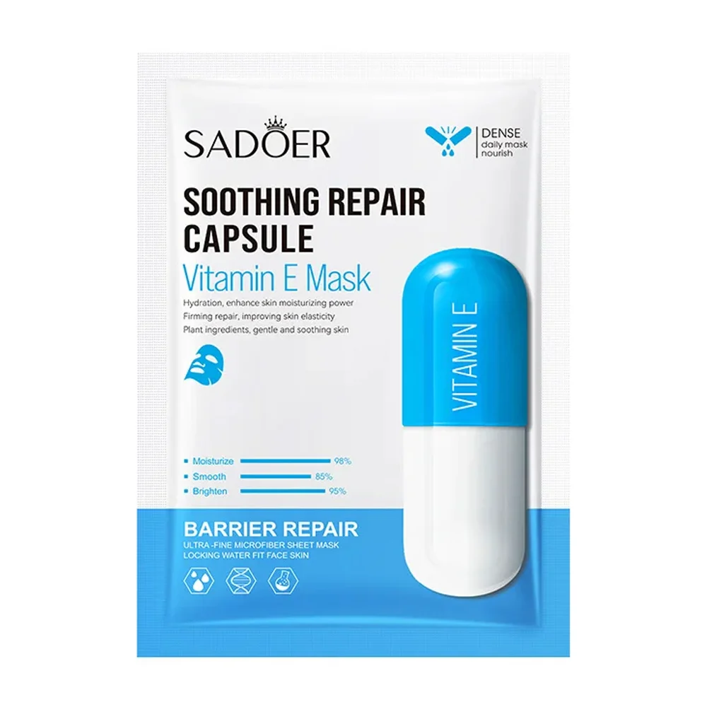 Mascarilla facial reparadora sadoer con extracto de vitamina e, 25g / sd50837