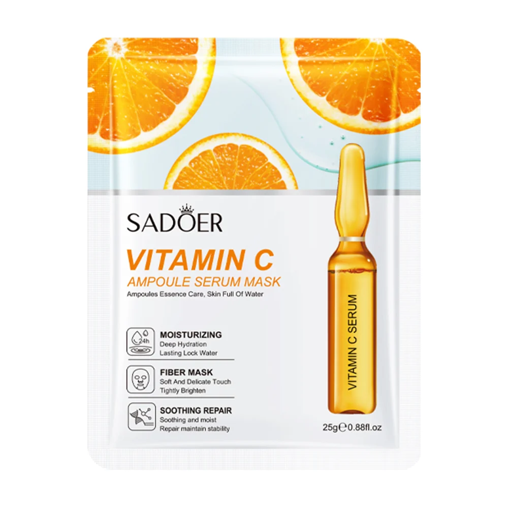 Mascarilla facial sadoer con vitamina c y extracto de naranja, 25g / 951025
