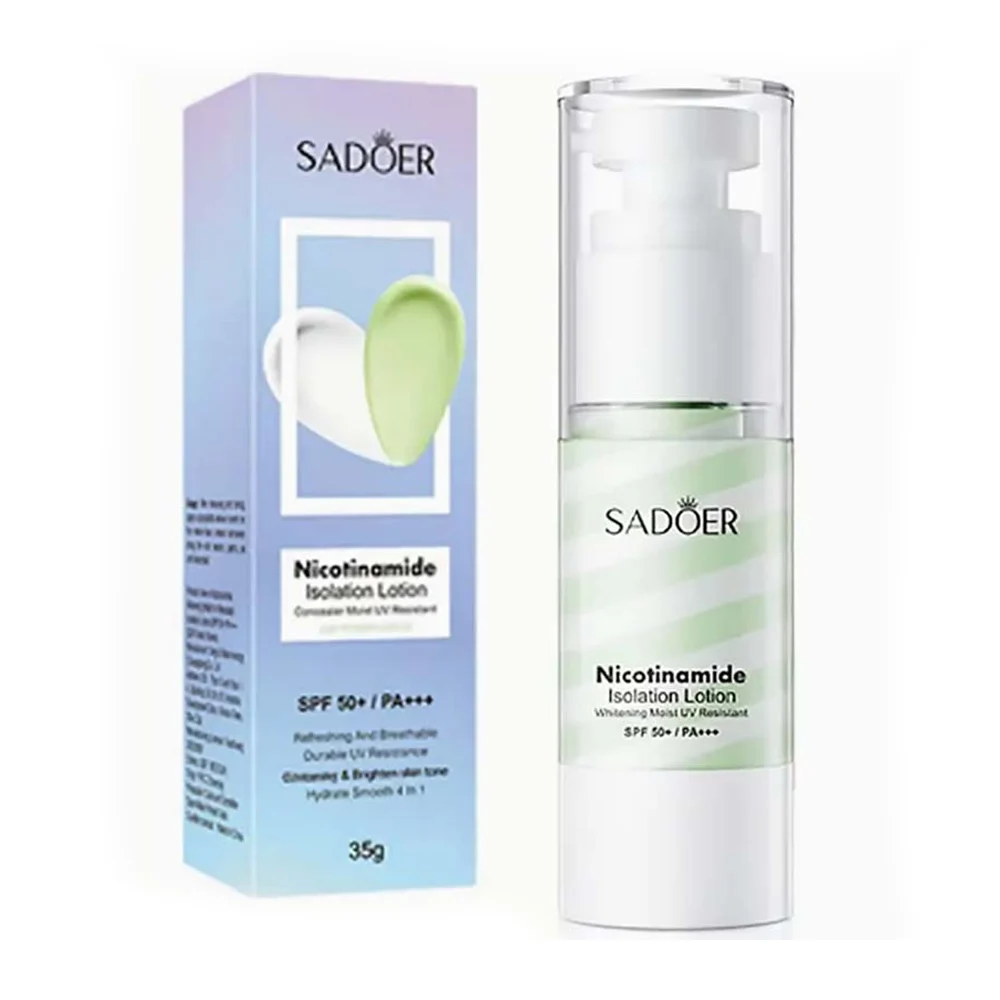 Corrector líquido sader con protector solar de 50, PA +++, sensación fresca, sin aroma de 35 g, variedad de tonos / sd51148
