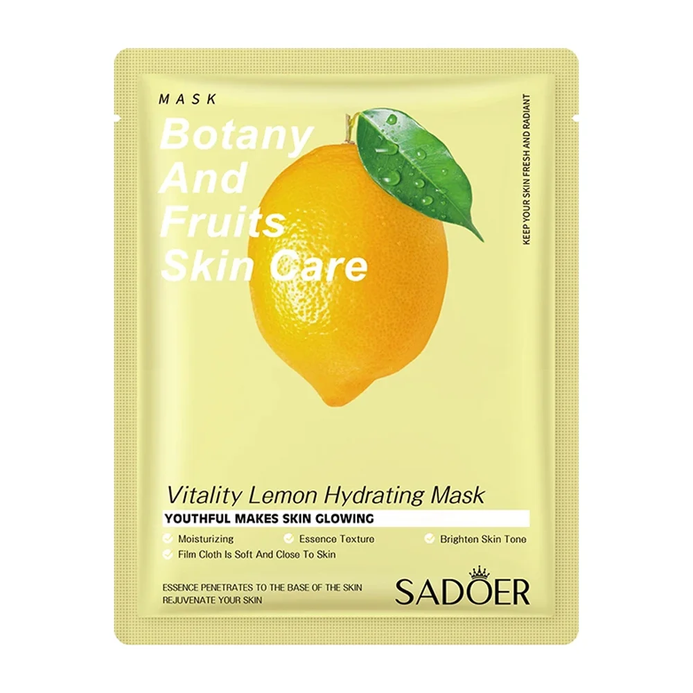 Mascarilla facial sadoer de limón antioxidante para eliminar manchas de la piel, 25g / sd90122